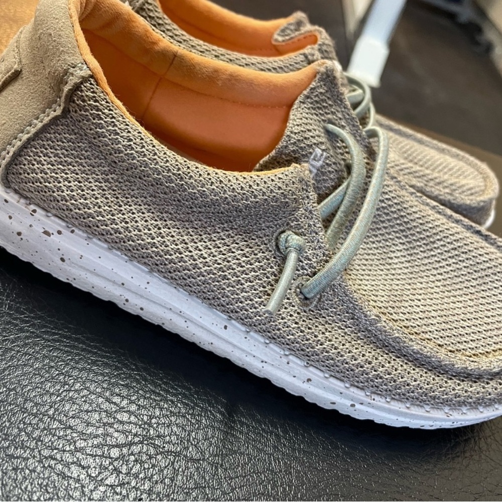 Hey Dude Kids Tan Slip-On Slippers